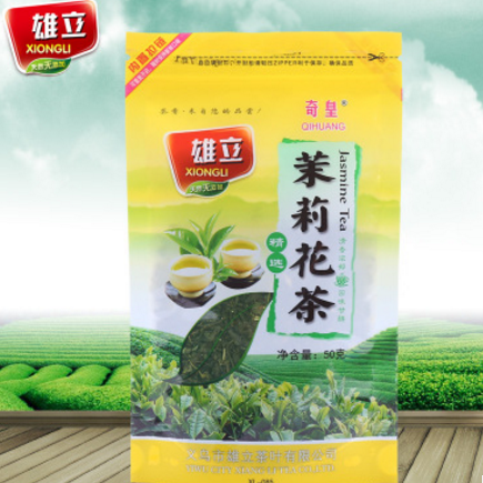 广西横县茉莉花茶50g袋装花草茶 新鲜头花厂家直供商场超市批发