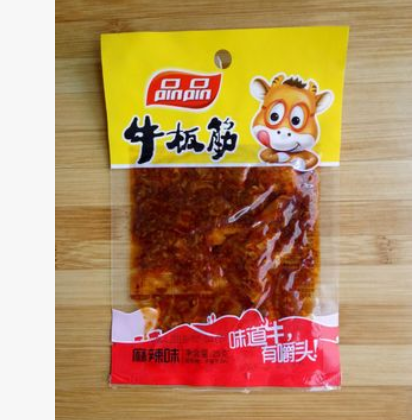 品品牛板筋25g*10袋麻辣烧烤味小包装 休闲零食 批发